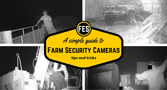 farm security cameras collage