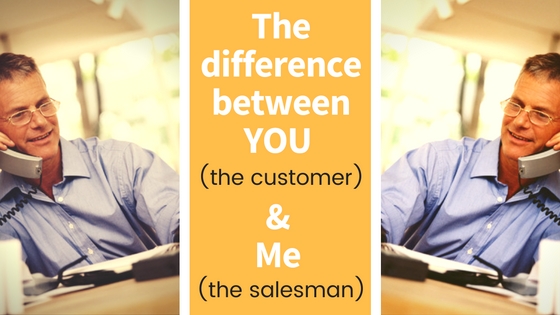 two people on the phone having a sales conversation
